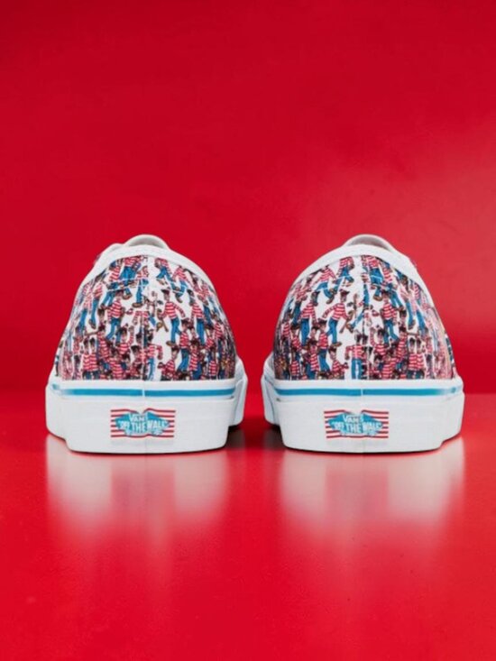 Vans Authentic x Where\'s Waldo Mens Size 9 Skate Casual Shoes Multi-Color (NEW) main image 6